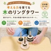 [日本製安心おもちゃ]　数学パズル ハノイの塔10段 (ゼブラバージョン) 日本グッドトイ受賞　[送料無料] [木のおもちゃ 型はめ パズル 日本製 知育玩具 積み木 1歳 2歳 3歳 4歳 5歳 6歳 7歳 8歳 幼児子供 小学生 中学生 誕生日ギフト～出産祝い 男の子 女の子 赤ちゃん おもちゃ 誕生祝い 親子 木育 家族 かたはめ ]