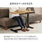 昇降式 サイドテーブル ガス圧 無段階 高さ調節 キャスター付き 幅60cm 奥行40cm ベッドテーブル ソファテーブル パソコンデスク ミニデスク 在宅ワーク ナイトテーブル 介護テーブル おしゃれ 北欧 木目調 大理石調 コンパクト 新築祝い 引越し祝い