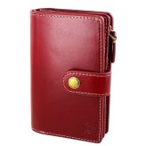 ベリーズヨーク 二つ折り財布 メンズ レディース 本革 牛革 多収納 カード11枚 小銭入れ付き コンパクト財布 ブラック ブラウン グリーン レッド 誕生日 プレゼント ギフト BELLIES YORK 成人 卒業 入学