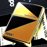 ZIPPO ライター チタン加工 ブラック&ゴールド おしゃれ 金チタンコーティング 彫刻 黒金 かっこいい 高級 メンズ ギフト プレゼント
