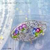 レジンシール 朝顔 両面印刷 RC-ASG-101 レジンクラブ 埋め込み 封入パーツ 花柄 フラワー ネイルシール デコレーション ハンドメイド 手芸用品 透明感 極薄フィルム