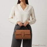 ハンドバッグ レディース かぶせ 牛革 本革 シボ ショルダーベルト 2way B6 横向き 上品 通勤 フォーマル オケージョン 小さめ きれいめ 斜めがけ 肩掛け バッグ HALEINE アレンヌ セレモニー 入学式 卒業式 結婚式 お呼ばれ 4F 4FB (07000404r)