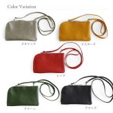 お財布 ショルダー 本革 スマホポーチ 長財布 レディース 2way 3way バッグ ミニ レザー 牛革 斜めがけ 日本製 HALEINE スマホ 軽量 旅行 お財布機能付き お財布ポシェット お財布ショルダー スマホショルダー ギフト プレゼント 4FC (07000361r)