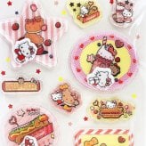 サンリオ ハローキティ カプセル＆ラメシール 文具 Sanrio