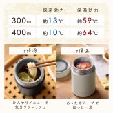 スープジャー 300ml 保温弁当箱 保温 保冷 弁当箱 セラミックコーティング 味が変わりにくい 真空断熱 大きめ飲み口 お手入れ簡単 ランチ 通勤 通学 セラミックコーティングスープジャー アイリスオーヤマ CSJ-300 *