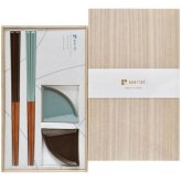 【ギフト対応無料】quartet.2PGift BOX brown/peacock ※送料無料(北海道・沖縄は除く)
