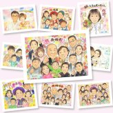 金婚式の記念に、ご家族みんなで喜べる贈り物です。修正無料で、納得しながら進められます。 金婚式 プレゼント 似顔絵 ギフト 手描き 名入れ 贈り物 金婚式 結婚記念日 銀婚式 大人数 おばあちゃん 夫婦 おじいちゃん 祖母 家族 修正無料 下書き確認 名入れ 親孝行 喜ばれる サプライズ そっくり 結婚記念日 親孝行 感謝 50周年 長寿 カラフル ブライダルギフト 節目 快気祝い メモリアル