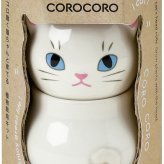 COROCORO cat（コロコロキャット）首をかしげて表情を楽しむ猫型栽培キット バジル ミント ワイルドストロベリー 植物 グリーン スターターセット オブジェ 置物 おしゃれ インテリア 雑貨 ギフト プレゼント 男性 女性 誕生日 ラッピング対応 無料ラッピング
