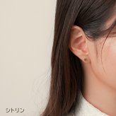 【2個で送料無料】 セカンドピアス チタン つけっぱなし 純チタン 天然石 カボション 4mm 金属アレルギー 日本製 ポスト 軸太0.75mm 長さ10mm 医療用 おすすめ かわいい シンプル 小さめ ミニ 極小 人気 メンズ レディース プレゼント