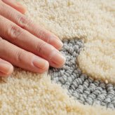 ラグ カーペット プロムナード玄関マット 45×60cm 手洗いOK すべり止め HOT対応・床暖房対応 立体感 日本製 新生活