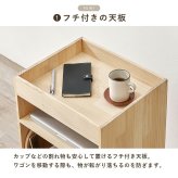 サイドワゴン キャスター付き 幅40cm 天然木 収納ワゴン 引き出し 2段 デスクワゴン キッチンワゴン サイドテーブル おしゃれ 北欧 コンパクト 省スペース 木製 無塗装 DIY 仕切り付き 持ち運び ほぼ完成品 ナチュラル 新生活