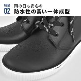 レインブーツ レインシューズ メンズ 晴雨兼用 靴 カジメイク 6438 レインパス 長靴 防水 雨靴 防水ブーツ スニーカー 雨の日 梅雨 通勤 通学 雨 雪 カジュアル おしゃれ 黒 ブラック クッション インソール 疲れにくい L LL 雨具 雨対策 キャンプ アウトドア 釣り シューズ