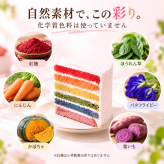 夢幻レインボーケーキ《ヴィーガン＆グルテンフリー》