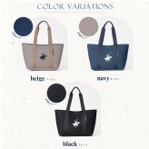トートバッグ Beverly Hills Polo Club ビバリーヒルズポロクラブ ネオプレーン風 パンチング素材 大容量 多きめ a4 a3 軽量 軽い 肩掛け 手提げ レディース 女性 内ポケット付き 通勤 通学 マザーズバッグ ブランド ロゴ 黒 紺