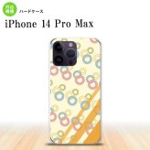 iPhone14 ProMax iPhone14 Pro Max スマホケース 背面ケース ハードケース 丸 黄 2022年 9月発売 nk-i14pm-1661