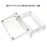 ZIPPO ライター 収納 クリアケース 3個セット 透明 ジッポ コレクションケース お得 まとめ買い コレクターズボックス 蓋付き ディスプレイ シンプル アクリル 小物入れ インテリア おしゃれ