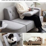 ベッド 寝具 オットマン クッション付き2人掛け ソファ 幅135cm 3色展開検索 リビング ダイニング 寝室 チェア ベンチ スツール プレゼント 新築祝い結婚祝い 一人暮らし 北欧風 韓国風 おしゃれモダン シンプル 姫系 インテリア家具