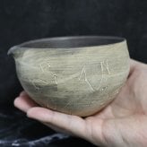 【使うほど味わい深まる片口　『枯色線紋　片口』　中島智靖】男性　日本酒　片口　誕生日　一点物 片口　和食器 酒器  　かっこいい　記念日 ギフト食器 食器ギフト 食器 贈り物 お祝い 結婚祝い 新築祝い 箱入り