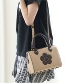 【公式】MARY QUANT マリークヮント デイジークラシカル ミニボストン [ブラック/ブラック×ホワイト/ベージュ] バッグ 