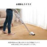 ラグ 選べる 厚み 長方形 小さい 撥水 ホットカーペット対応 冬 フランネル 無地 約90×185×0.1cm