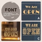 【お店ロゴ刻印無料】光るショップ看板 サインボード お店のロゴ 開店祝い OPEN オープン看板 カスタムできる LEDライトで光る看板 メニュー ライトスタンド ギフト プレゼント インテリア 看板 アクリルボード