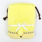 サンリオ ポムポムプリン ×モンチッチ (ポムポムプリン) ぬいぐるみ巾着 Sanrio