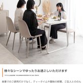 ダイニングテーブル 机 食卓 リビング キッチン カフェ 4人 幅140 大理石柄 バイカラー 3人 ファミリー用 2人暮らし ロの字型 コの字 長方形 粉体塗装 お手入れ簡単 組み立て メラミン 新生活
