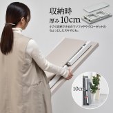 Noko 棚付きフォールディングテーブル NKTB0265 センターテーブル 新生活