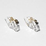 【HARIO】ハリオ ピアス アクセサリー ハノン HAA-HN-P ガラス 楽譜 耐熱ガラス  女性 レディース おしゃれ 上品 ギフト プレゼント 母の日 カジュアル フォーマル 誕生日 ジュエリー 正規販売