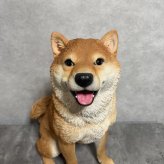 置物 お座りにっこり柴犬 大 グッズ 高さ52.5cm woobia ウービア 大きい 大型 おしゃれ ガーデン インテリア オブジェ 可愛い プレゼント 北欧 玄関 雑貨 動物 モダン 庭 ギフト 屋外 家 リアル 玄関先 ガーデンオーナメント ガーデニング 犬 いぬ 柴