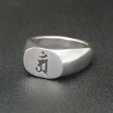 梵字リング 普賢菩薩 シルバー925 【刻印無料】 梵字 ふげんぼさつ アン 辰 竜 巳 蛇 干支 リング 指輪 シルバーアクセサリー メンズ ユニセックス クリスマス 誕生日 父の日 プレゼント ハンドメイド 手作り 彫金 箱入り ギフトボックス Grand Galleria グランドガレリア
