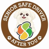カーサイン 高齢者マーク SENIOR SAFE DRIVER マルペキ ステッカー シール 直径13cm 肉球 日本製 車