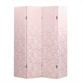 ピンク パーテーション 高さ180cm / ジェニファーテイラー パーテイション スクリーン 4連 間仕切り 衝立 ついたて インテリア 雑貨 高級 おしゃれ エレガント 姫系 リビング 寝室 可愛い 大人可愛い ハルノピンク ジェニファー