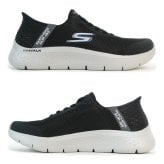 SKECHERS スケッチャーズ スニーカー スリップインズ ゴーウォーク フレックス ハンズ アップ 216324WW BKGY ブラック/グレー エクストラワイド 幅広