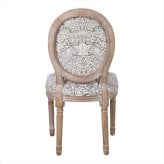 ダイニング家具 クラシックスタイル サイドチェア いちご泥棒グレー Strawberry Thief Grey パーソナルチェア ダイニングチェア コンパクト 一人掛け 椅子 木製 天然木