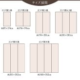 夏ラグ 夏用カーペット 純国産 い草花ござカーペット 『ラビアンス』 江戸間6畳(約261×352cm）