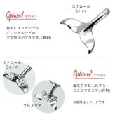 ハワイアンジュエリー ネックレス ホエールテール ペアネックレス 2本セット スクロール プルメリア 刻印 無料 誕生石入れ可 シルバー925 大人 長さ選べる カップル 夫婦 プレゼント ハロウィン 【品番：CG-SP30801-SP31401P】