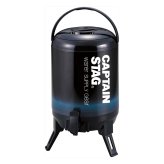 キャプテンスタッグ 最後まで注げる ウォータージャグ8L コップ付き ジャグ 広口 保温保冷両対応 スタンド付き【北海道・沖縄県・離島 配送不可】