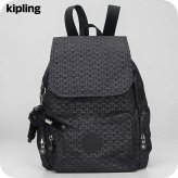 キプリング リュック レディース ブランド Kipling シティジップ S バックパック リュックサック スクールバッグ  KI5634-K59 Signature Emb