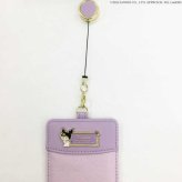 サンリオ クロミ リール付パスケース 定期入れ カードケース 合皮 型押し ストーン付き おしゃれ かわいい キャラクター グッズ 通学 通勤 レディース キッズ サンリオ正規ライセンス品