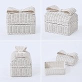 リボン フルーツバスケット 収納かご 籠 収納バスケット 籐 ラタン おしゃれ ピクニック おむつ ピクニックバスケット 収納ボックス 雑貨 カゴバスケット かご バスケット かご収納 編み バック 北欧