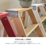TEXAS　ラダーラック TEOR-43 ステップラダー ステップスツール ステップチェアー 脚立 踏み台 足台 DIY おしゃれ 木製 はしご 折りたたみ フォールディング 収納 頑丈 便利 コンパクト 3段 おしゃれ