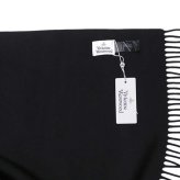 ヴィヴィアンウエストウッド VIVIENNE WESTWOOD マフラー NURIA STOLE 8103013J-W010X-N401-BLACK ユニセックス BLACK ブラック