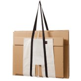 AWAT おまとめバッグ 段ボール ストッカー ハンズフリー 持ち運び ゴミ出し 楽 ダンボール 結束 置き配バッグ 吊り下げ 省スペース 耐荷重25kg 折りたたみ コンパクト ゴミ出し 置配 置き配 だんぼーる アルファックス