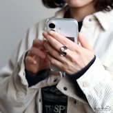 ステンレス ドレープリング 2カラー 18KGP ゴールド gold フリル プリーツ ギャザー レディース 女性 指輪 金属アレルギー対応