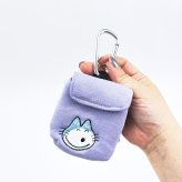 11ぴきのねこ リュック型バッグチャーム パープル ポーチ