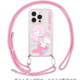 iPhone 15 Pro ケース サンリオ マイメロディ 耐衝撃 カバー IIIIfit Loop ハイブリッド スマホケース ストラップ付き かわいい キャラクター サンリオ正規ライセンス品