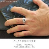 ペアリング 2本セット ハワイアンジュエリー リング 刻印 無料 誕生石入れ可 指輪 ホワイトジルコニア ブラックジルコニア 6号～29号 シルバー925 ギフト対応可 大きいサイズ ハワイアンジュエリーリング カップル 夫婦 ハロウィン 【品番：SR601-SR602P】