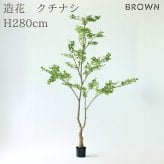 観葉植物 造花 クチナシ BROWN 全高約280cm 特大 大型 フェイクグリーン 高級 本物そっくり リアル おしゃれ 和風 和モダン インテリア 人工観葉植物 アーティフィシャルグリーン 吹き抜け ロビー オフィス 店舗 ホテル 旅館 開店祝い 室内 風水 庭木 くちなし
