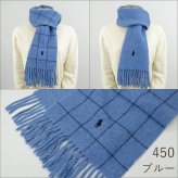 POLO RALPH LAUREN ポロ ラルフローレン マフラー 26AW PC0743 レディース メンズ ブランド マフラー リバーシブル/ストール/ブランドマフラー/ウール100%/ワンポイント/クリスマス/プレゼント/ギフト/お誕生日/成人祝い 送料無料【ラッピング無料】